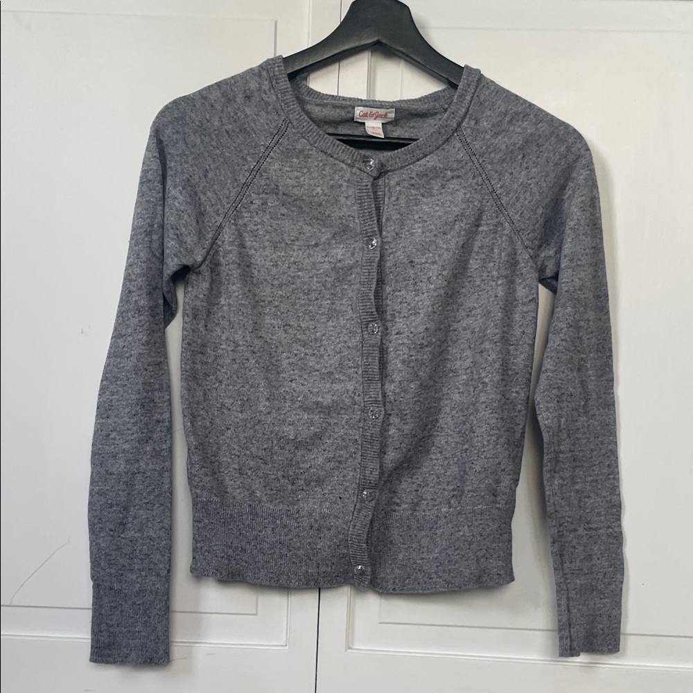 Cat & Jack Gray Knit Sweater